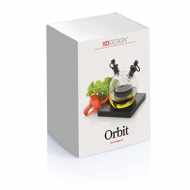 Набор для масла и уксуса Orbit с логотипом в Самаре заказать по выгодной цене в кибермаркете AvroraStore