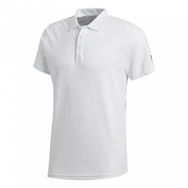 Рубашка поло Essentials Base, белая с логотипом в Самаре заказать по выгодной цене в кибермаркете AvroraStore