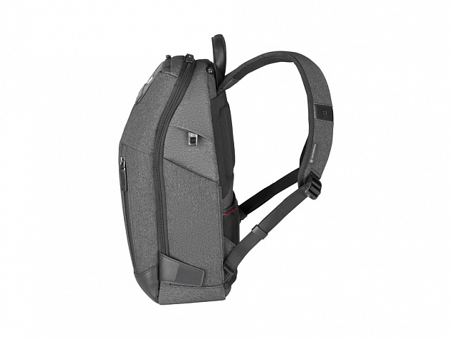 Рюкзак VICTORINOX Architecture Urban2 City Backpack 14'', серый, полиэстер / кожа, 30x19x42 см, 17 л с логотипом в Самаре заказать по выгодной цене в кибермаркете AvroraStore