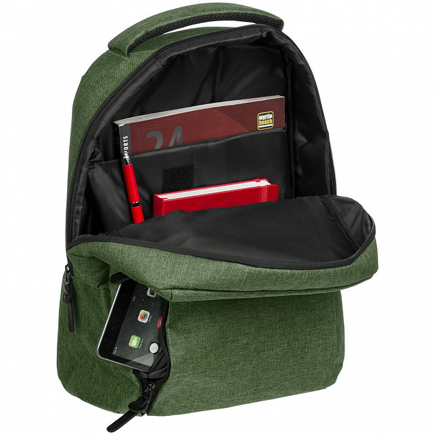 Рюкзак для ноутбука Onefold, хаки с логотипом в Самаре заказать по выгодной цене в кибермаркете AvroraStore