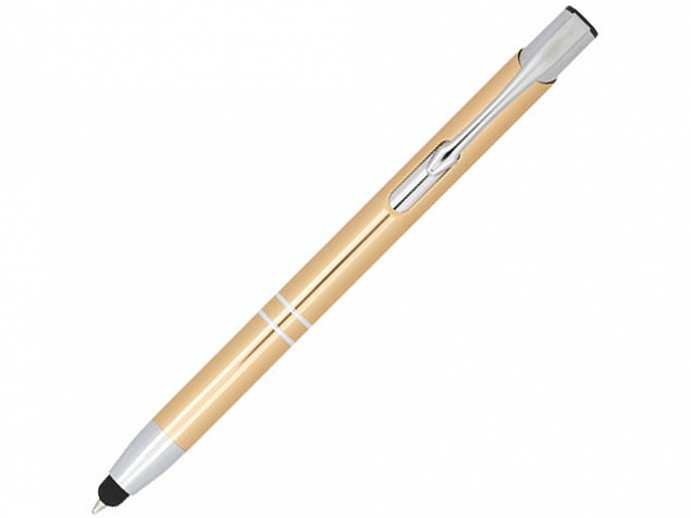 Ручка-стилус металлическая шариковая «Moneta» с анодированным покрытием с логотипом в Самаре заказать по выгодной цене в кибермаркете AvroraStore