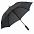 Зонт-трость Jenna, черный с оранжевым с логотипом в Самаре заказать по выгодной цене в кибермаркете AvroraStore
