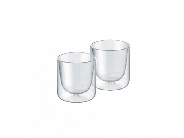 Набор стаканов из двойного стекла ALFI, 80мл с логотипом в Самаре заказать по выгодной цене в кибермаркете AvroraStore