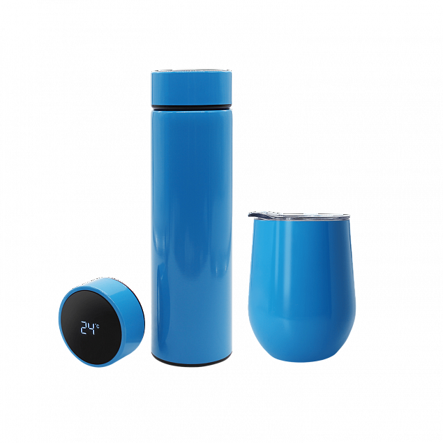 Набор Hot Box C W, голубой с логотипом в Самаре заказать по выгодной цене в кибермаркете AvroraStore