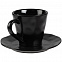 Кофейная пара Dark Fluid, черная с логотипом в Самаре заказать по выгодной цене в кибермаркете AvroraStore