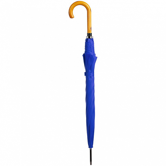 Зонт-трость LockWood ver.2, синий с логотипом в Самаре заказать по выгодной цене в кибермаркете AvroraStore