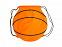 Рюкзак-мешок MILANO в форме баскетбольного мяча с логотипом в Самаре заказать по выгодной цене в кибермаркете AvroraStore