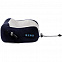Дорожная подушка-массажер inRelax, синяя с логотипом в Самаре заказать по выгодной цене в кибермаркете AvroraStore