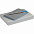 Набор Corner, серый с голубым с логотипом в Самаре заказать по выгодной цене в кибермаркете AvroraStore