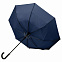 Зонт-трость Torino, синий с логотипом в Самаре заказать по выгодной цене в кибермаркете AvroraStore