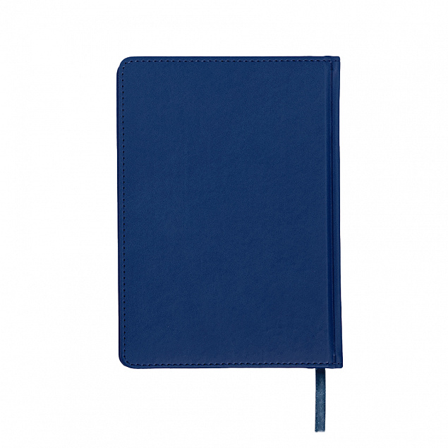 Ежедневник недатированный Campbell, А5,  темно-синий, белый блок с логотипом в Самаре заказать по выгодной цене в кибермаркете AvroraStore