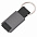 Брелок DARK JET; 2,8 x 6,2 x 0,6 см; серый, металл; лазерная гравировка с логотипом в Самаре заказать по выгодной цене в кибермаркете AvroraStore