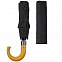 Зонт складной Classic, черный с логотипом в Самаре заказать по выгодной цене в кибермаркете AvroraStore