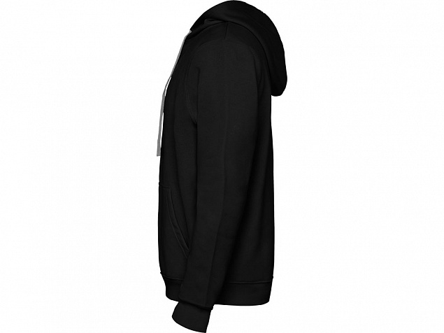 Толстовка с капюшоном Urban мужская, черный/серый с логотипом в Самаре заказать по выгодной цене в кибермаркете AvroraStore