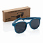 Солнцезащитные очки ECO, синий с логотипом в Самаре заказать по выгодной цене в кибермаркете AvroraStore