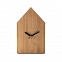 Бамбуковые часы La Casa, коричневые с логотипом в Самаре заказать по выгодной цене в кибермаркете AvroraStore