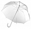 Прозрачный зонт-трость Clear с логотипом в Самаре заказать по выгодной цене в кибермаркете AvroraStore