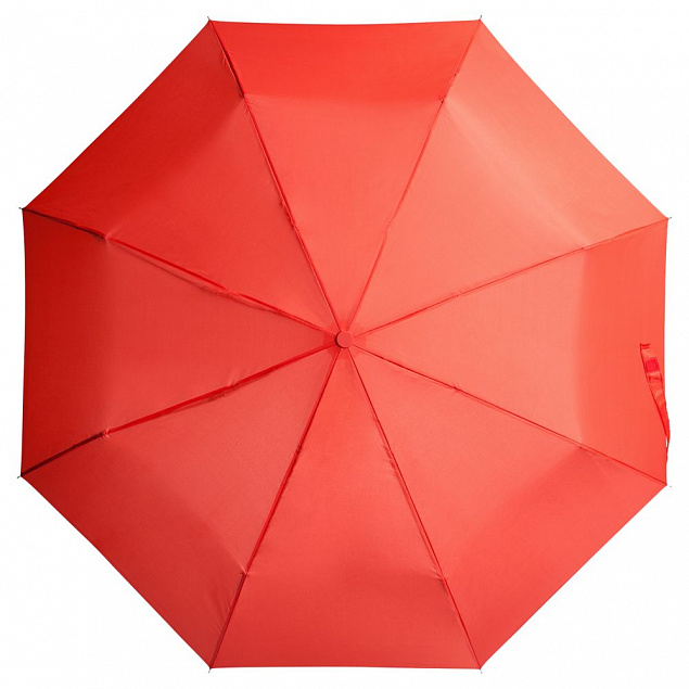 Зонт складной Basic, красный с логотипом в Самаре заказать по выгодной цене в кибермаркете AvroraStore