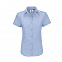 Рубашка женская с коротким рукавом Oxford SSL/women с логотипом в Самаре заказать по выгодной цене в кибермаркете AvroraStore