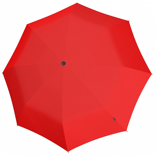 Складной зонт U.090, красный с логотипом в Самаре заказать по выгодной цене в кибермаркете AvroraStore