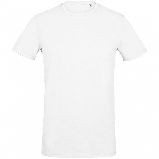 Футболка мужская Millenium Men, белая с логотипом в Самаре заказать по выгодной цене в кибермаркете AvroraStore