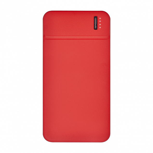 Внешний аккумулятор, Skyline Plus, 10000 mAh, красный с логотипом в Самаре заказать по выгодной цене в кибермаркете AvroraStore