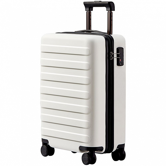 Чемодан Rhine Luggage, белый с логотипом в Самаре заказать по выгодной цене в кибермаркете AvroraStore