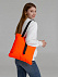 Шопер Manifest Color из светоотражающей ткани, оранжевый с логотипом в Самаре заказать по выгодной цене в кибермаркете AvroraStore