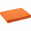Коробка самосборная Flacky Slim, оранжевая с логотипом в Самаре заказать по выгодной цене в кибермаркете AvroraStore