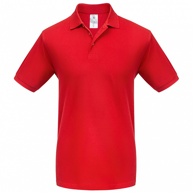 Рубашка поло Heavymill красная с логотипом в Самаре заказать по выгодной цене в кибермаркете AvroraStore