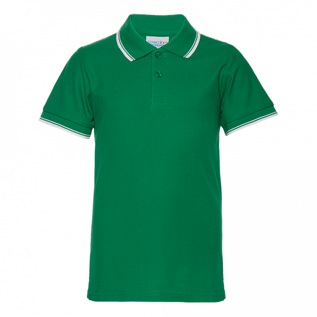 Рубашка поло StanTrophyJunior Зелёный с логотипом в Самаре заказать по выгодной цене в кибермаркете AvroraStore