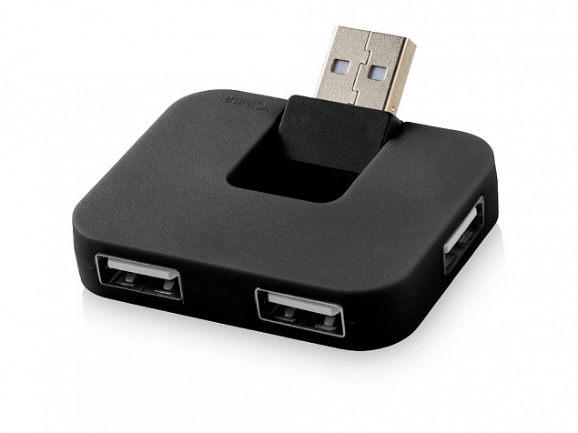 USB Hub "Gaia" на 4 порта с логотипом в Самаре заказать по выгодной цене в кибермаркете AvroraStore
