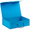 Коробка Case, подарочная, голубая с логотипом в Самаре заказать по выгодной цене в кибермаркете AvroraStore