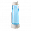 Бутылка для воды Zoku, голубая с логотипом в Самаре заказать по выгодной цене в кибермаркете AvroraStore