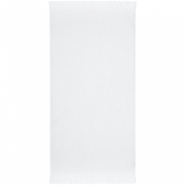 Полотенце Morena, среднее, белое с логотипом в Самаре заказать по выгодной цене в кибермаркете AvroraStore