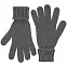 Перчатки Alpine, серый меланж с логотипом в Самаре заказать по выгодной цене в кибермаркете AvroraStore