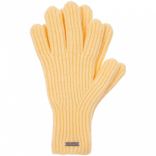 Перчатки Bernard, желтые с логотипом в Самаре заказать по выгодной цене в кибермаркете AvroraStore