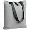 Шоппер Manifest из светоотражающей ткани, серый с логотипом в Самаре заказать по выгодной цене в кибермаркете AvroraStore