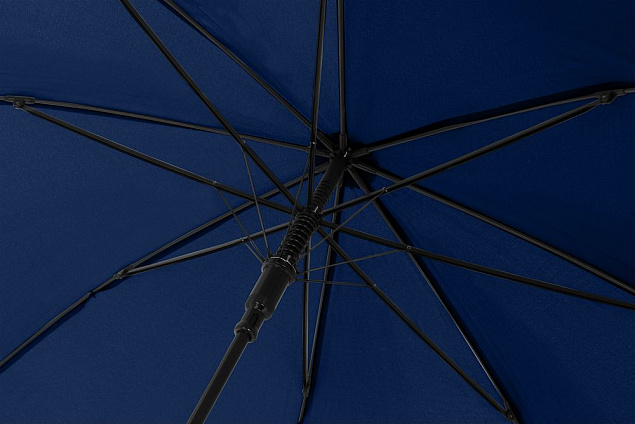 Зонт-трость Glasgow, темно-синий с логотипом в Самаре заказать по выгодной цене в кибермаркете AvroraStore