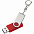 Флешка Twist, красная, 16 Гб с логотипом в Самаре заказать по выгодной цене в кибермаркете AvroraStore