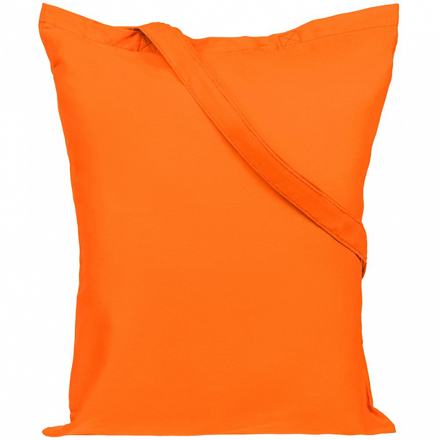 Холщовая сумка Basic 105, оранжевая с логотипом в Самаре заказать по выгодной цене в кибермаркете AvroraStore