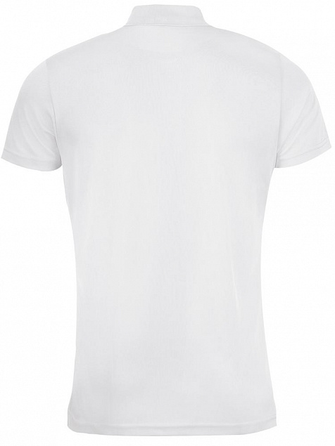 Рубашка поло мужская PERFORMER MEN 180 белая с логотипом в Самаре заказать по выгодной цене в кибермаркете AvroraStore