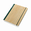 Блокнот Scribe с обложкой из бамбука, А5, 80 г/м² с логотипом в Самаре заказать по выгодной цене в кибермаркете AvroraStore