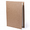 Папка BLOGUER A4 с бумажным блоком и ручкой, рециклированый картон с логотипом в Самаре заказать по выгодной цене в кибермаркете AvroraStore
