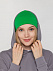 Шапка HeadOn ver.2, зеленая с логотипом в Самаре заказать по выгодной цене в кибермаркете AvroraStore