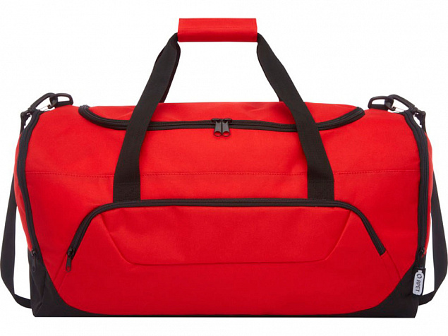 Спортивная сумка Retrend из вторичного ПЭТ, красный с логотипом в Самаре заказать по выгодной цене в кибермаркете AvroraStore