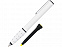 Ручка шариковая с маркером Jura, белый с логотипом в Самаре заказать по выгодной цене в кибермаркете AvroraStore