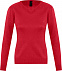 Джемпер женский GALAXY WOMEN, красный с логотипом в Самаре заказать по выгодной цене в кибермаркете AvroraStore