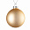 Елочный шар Finery Matt, 10 см, матовый золотистый с логотипом в Самаре заказать по выгодной цене в кибермаркете AvroraStore
