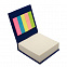 Блокнот для заметок, синий с логотипом в Самаре заказать по выгодной цене в кибермаркете AvroraStore